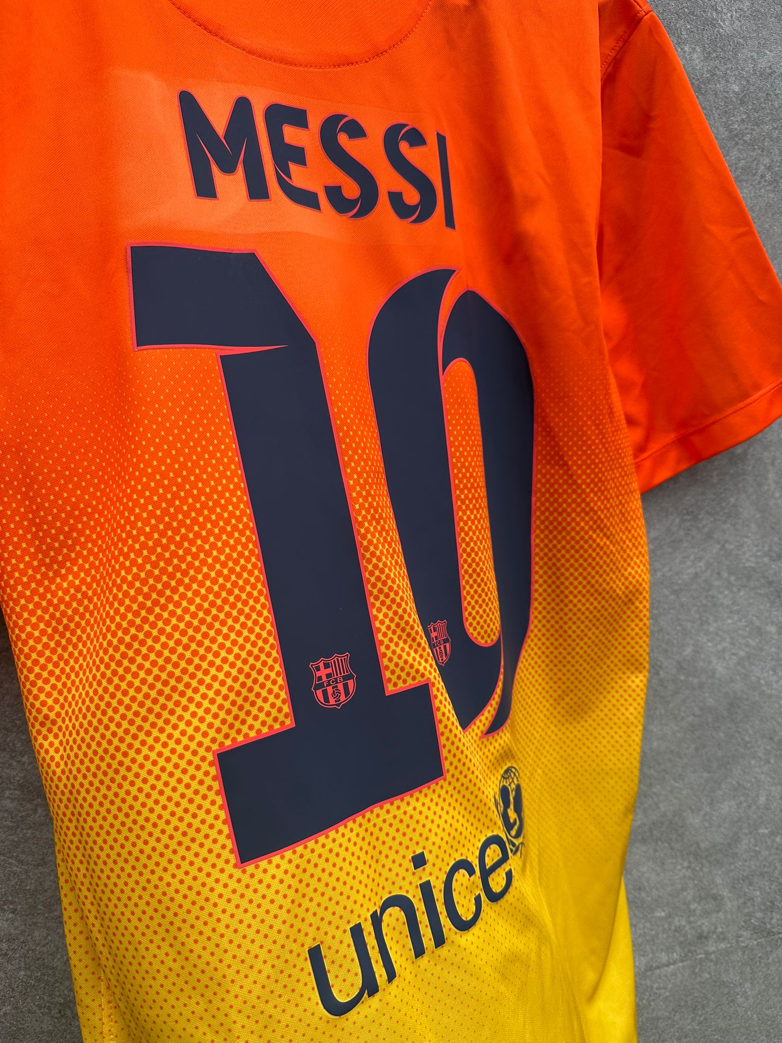 2012/2013 FC Barcelone Away Floqué Messi #10 (S)