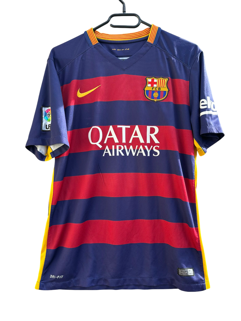 2015/2016 FC Barcelone Domicile Floqué Neymar JR #11 (M)
