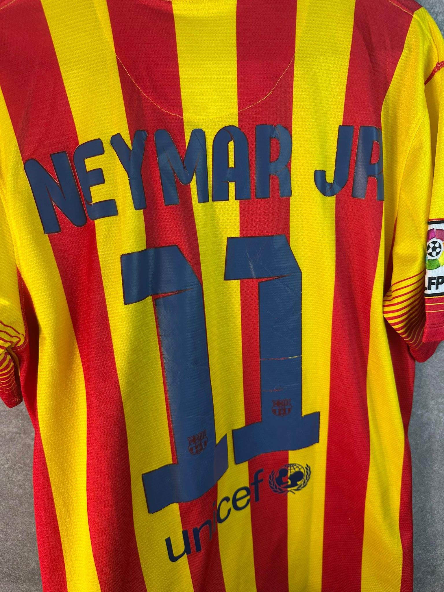 2013/2014 FC Barcelone Extérieur Floqué Neymar JR #11 (L)