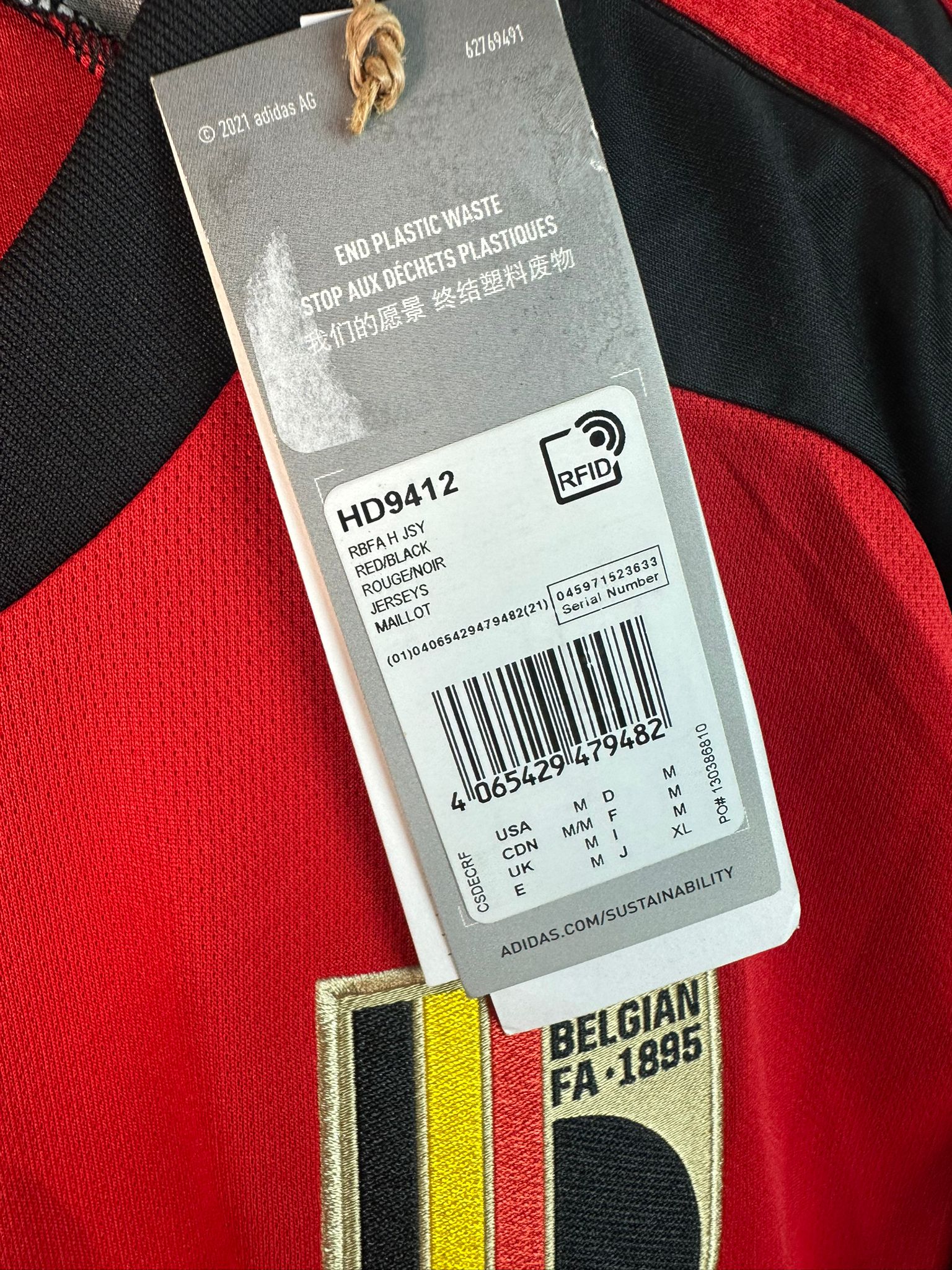 2022/2023 Belgique Domicile Neuf (M)