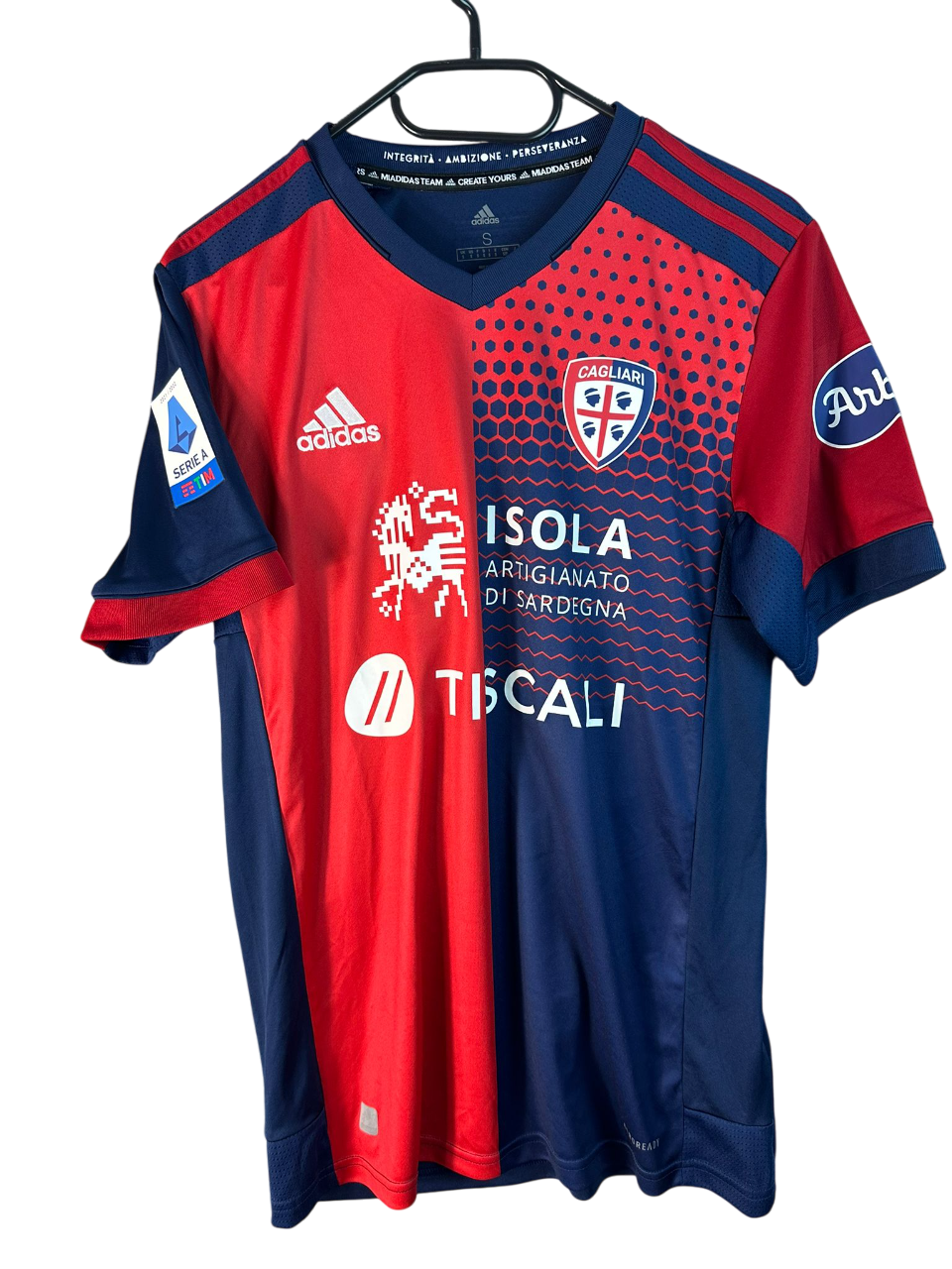 2021/2022 Cagliari Domicile Floqué Grassi #27 (S)