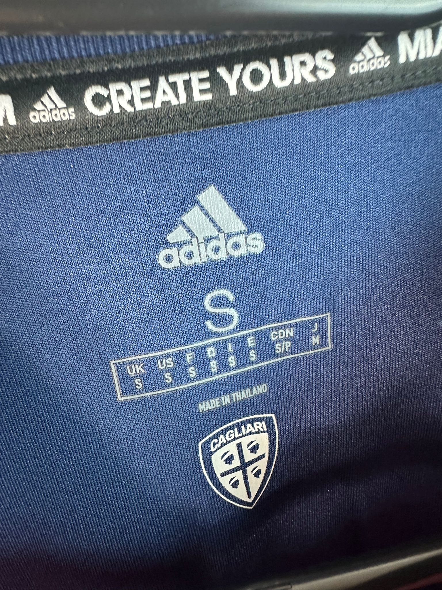 2021/2022 Cagliari Domicile Floqué Grassi #27 (S)