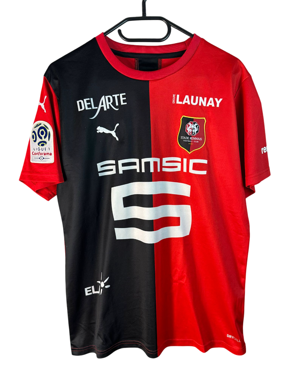 2019/2020 Stade Rennais Domicile Floqué Bourigeaud #14 [Porté] (M)
