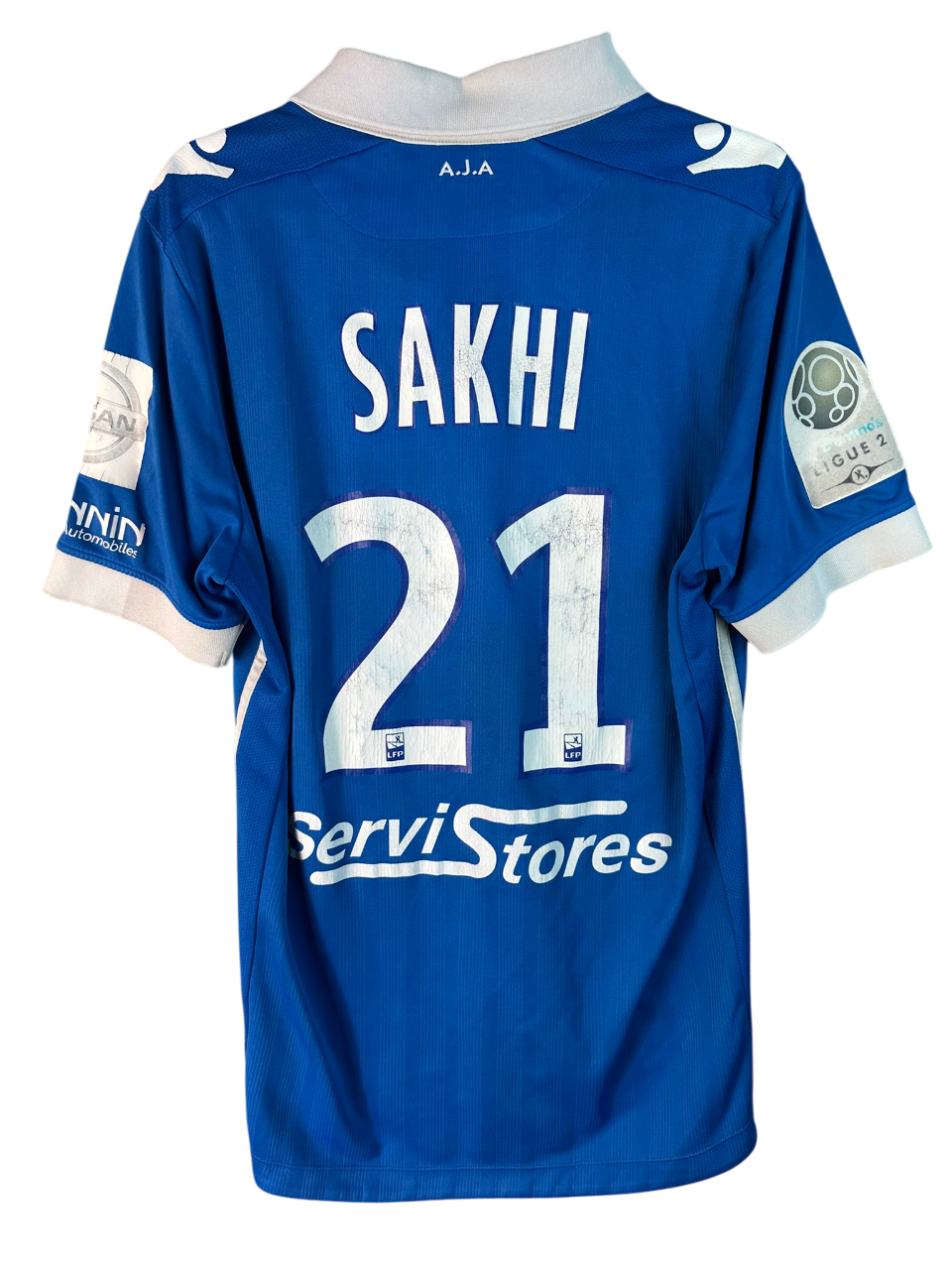 2017/2018 AJ Auxerre Extérieur Floqué Sakhi #21 [Porté] (M)
