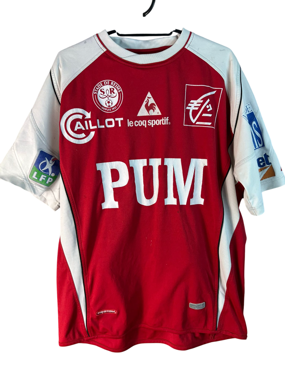 2004/2005 Stade de Reims Domicile Floqué Didot #25 [Porté] (L)