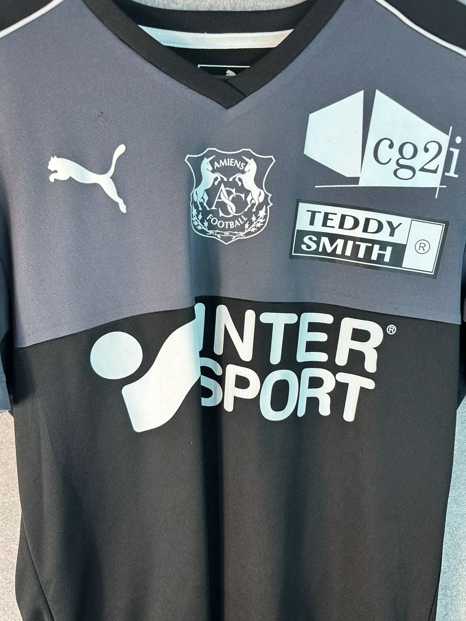 2018/2019 Amiens SC floqué Krafth #4 Away [Porté] (M)