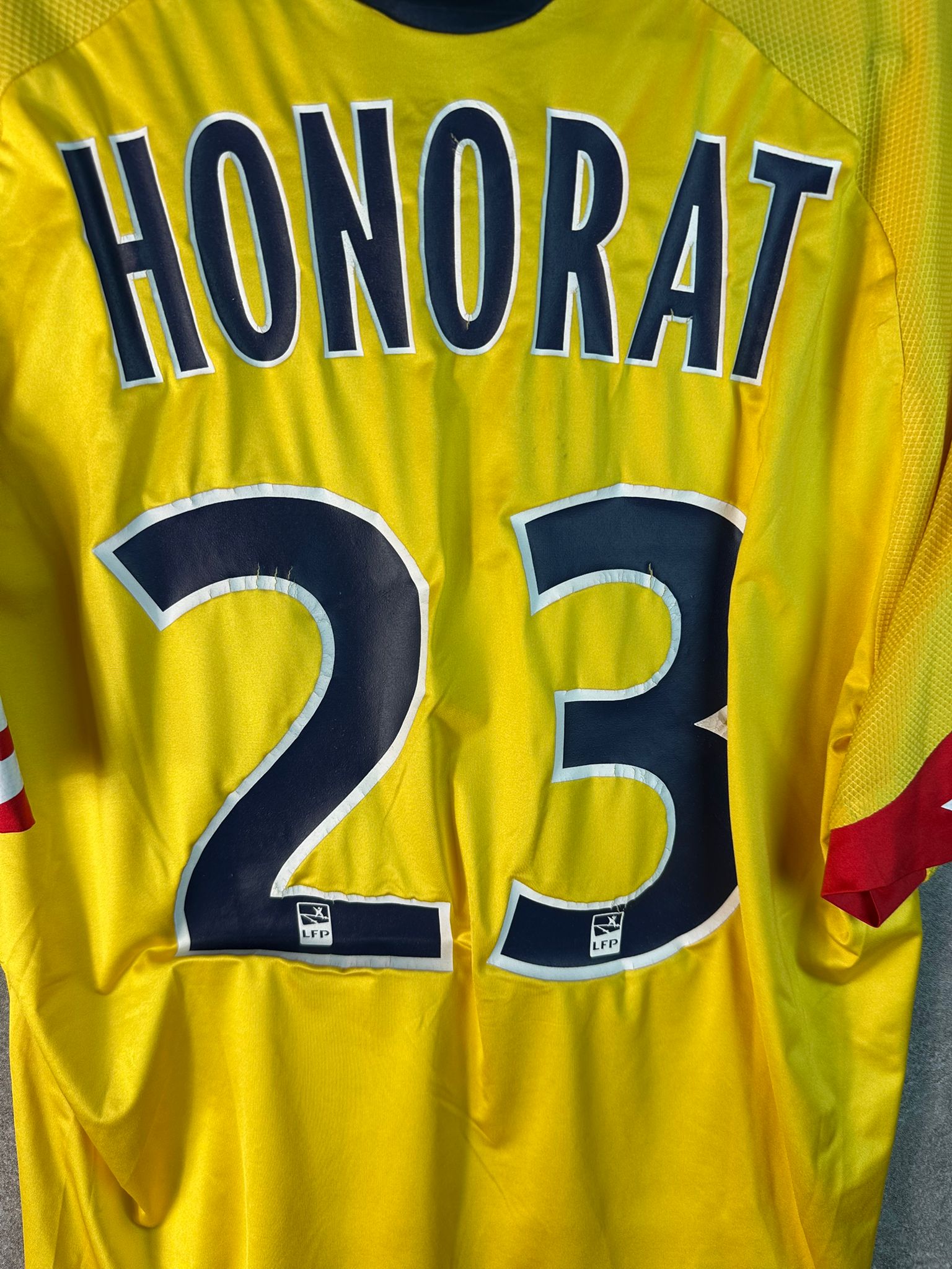 2016/2017 FC Sochaux Domicile Floqué Honorat #23 [Porté] (L)